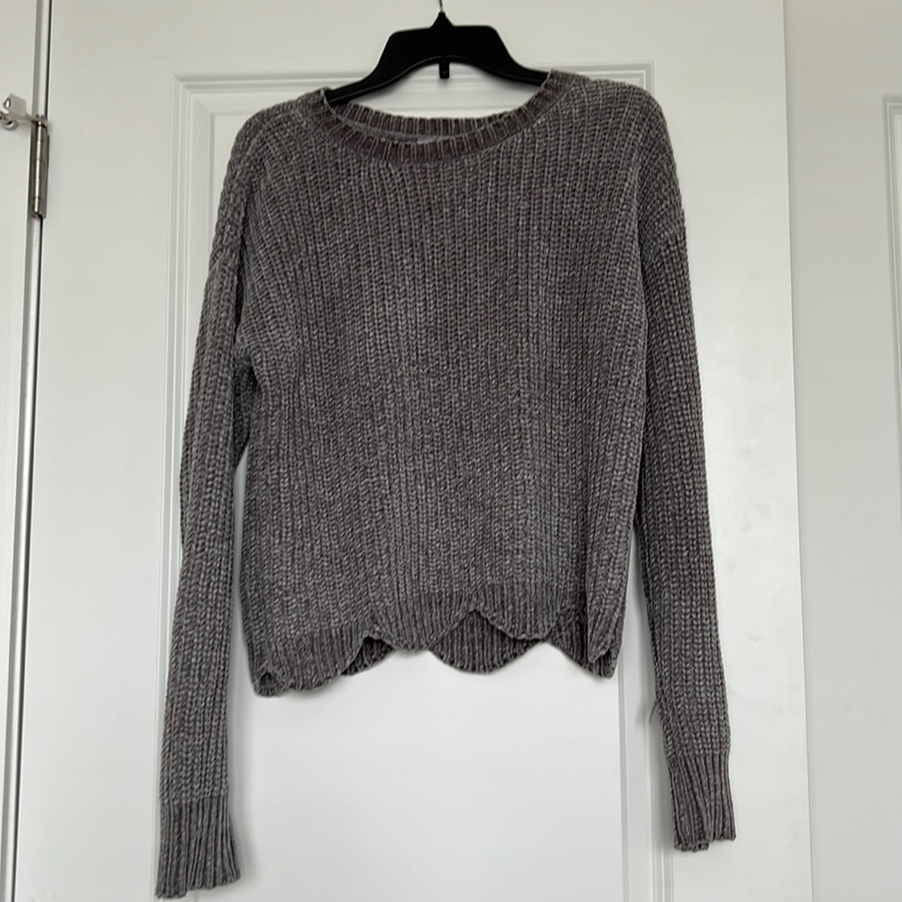 Gray sweater